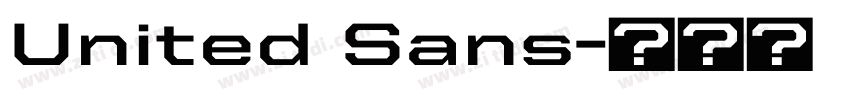 United Sans字体转换 United Sans字体转换